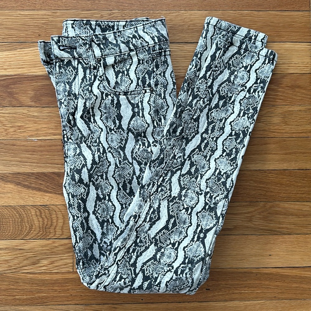 Snakeskin jeans